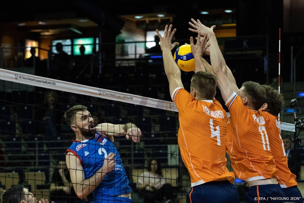 Volleyballers kansloos voor ticket Tokio na nederlaag