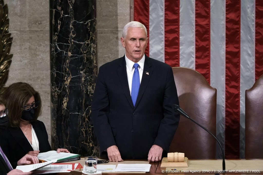 'Pence wil inauguratie Biden bijwonen'