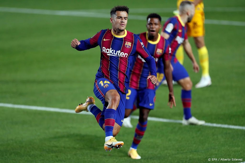 FC Barcelona verhuurt Coutinho aan Aston Villa