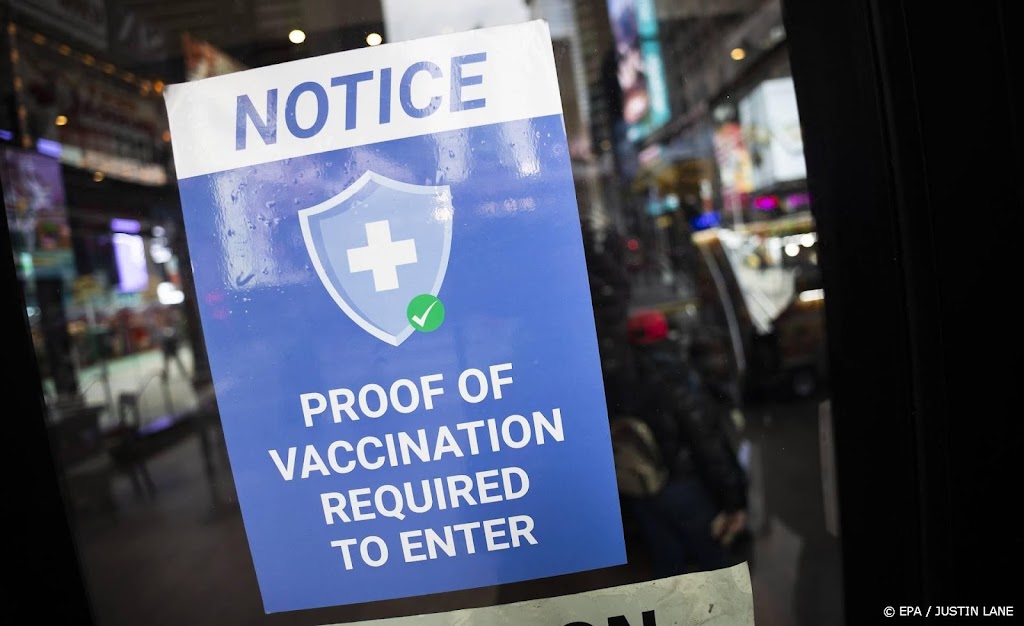 New York verplicht als eerste staat VS booster voor zorgpersoneel