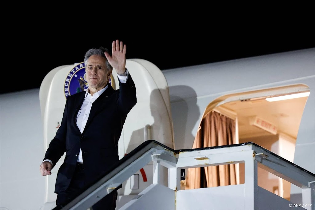 Amerikaanse buitenlandminister Blinken aangekomen in Jordanië