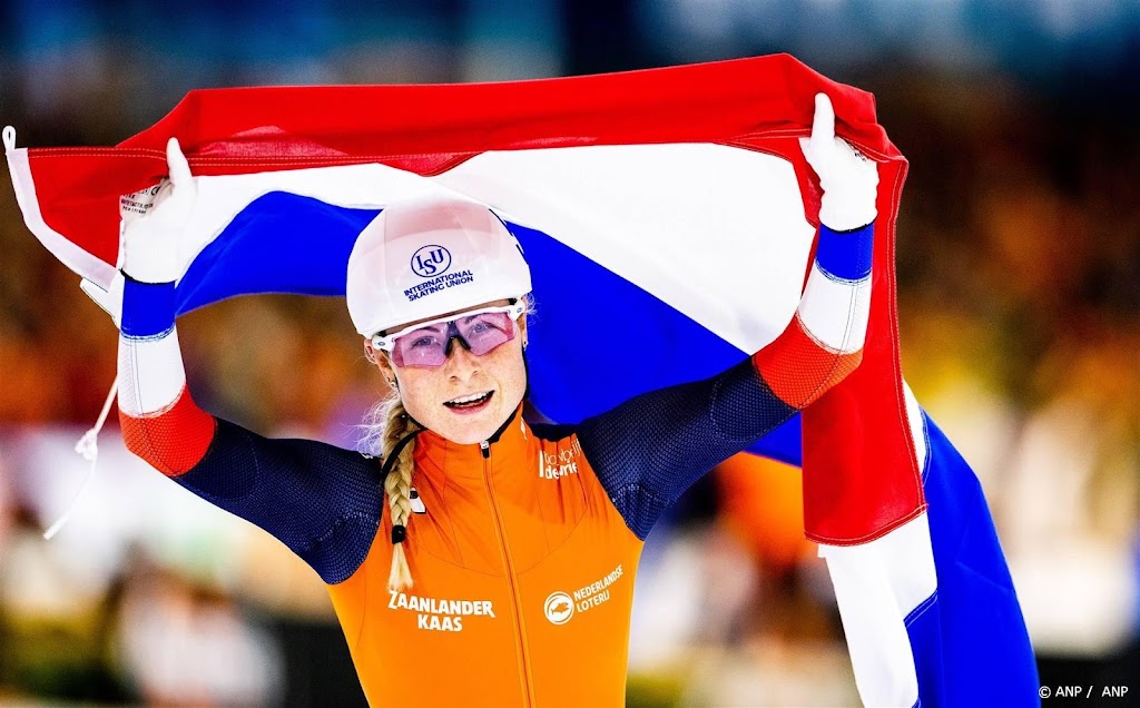 Vier EK-medailles vindt schaatsster Groenewoud 'lang niet gek' 