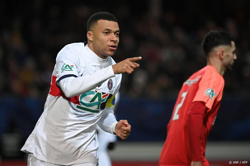 Mbappé op schot voor Paris Saint-Germain in Franse beker