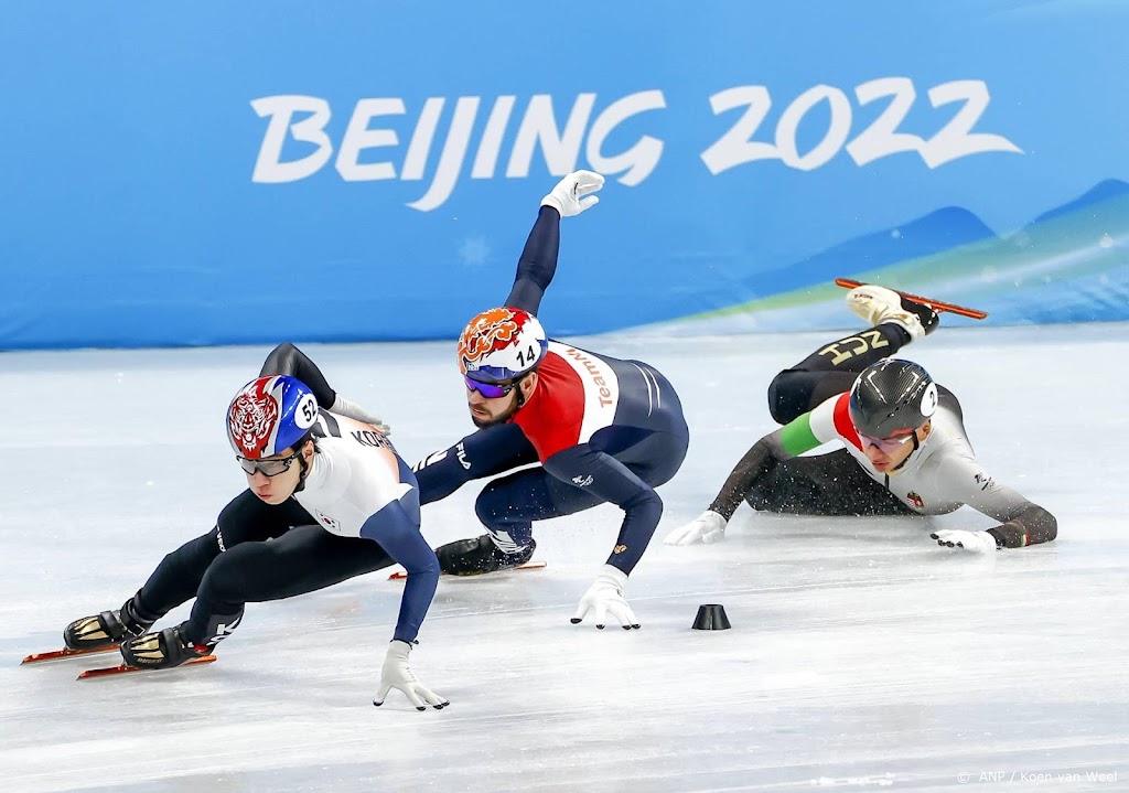 Diskwalificatie Knegt in kwartfinale olympische 1000 meter