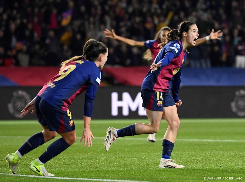 Vrouwen Barcelona tegen Wolfsburg in kwartfinale Champions League