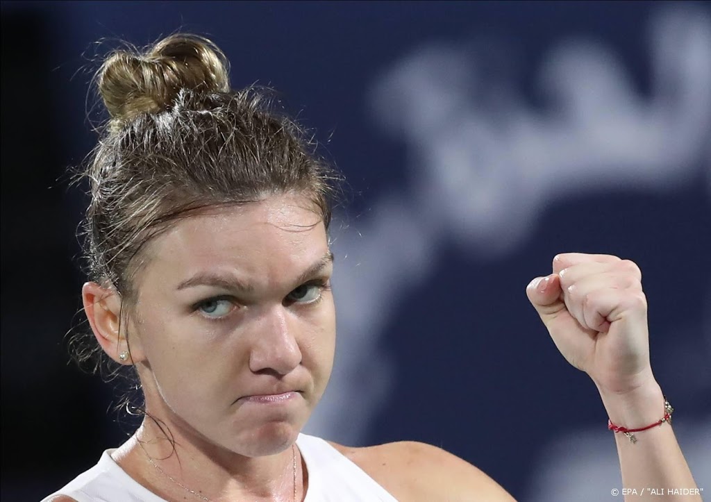 Tennisster Halep meldt zich met blessure af voor Indian Wells