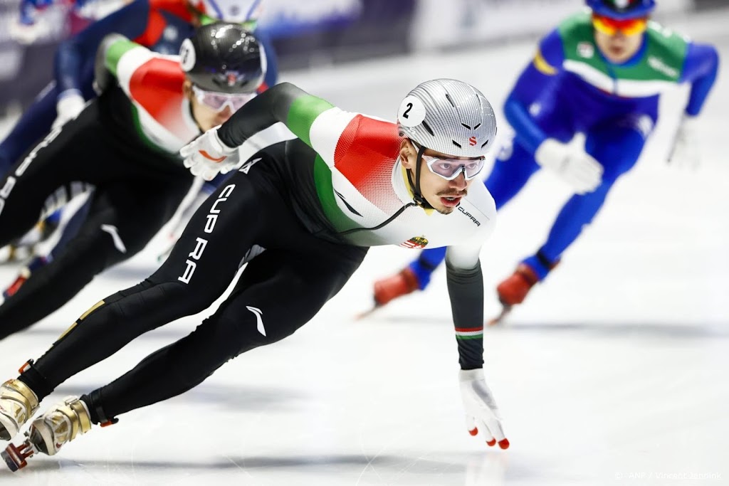 Wereldtitel naar Hongaarse shorttracker Liu, De Laat vijfde