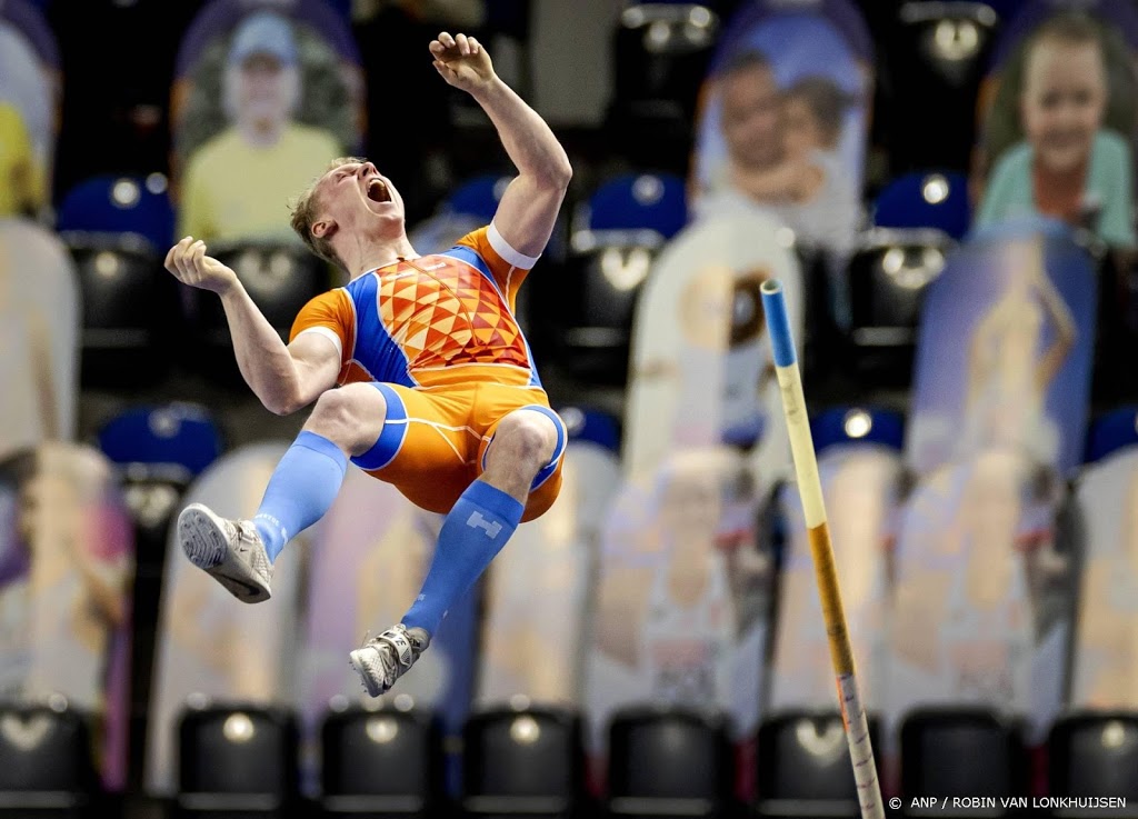 Geen medaille voor Vloon bij polsstokhoogspringen