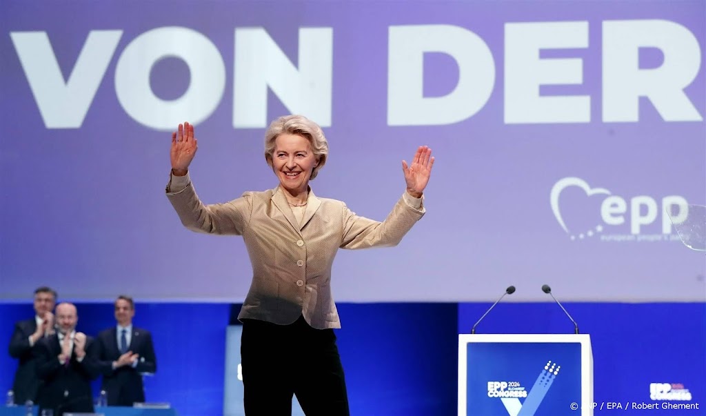 Von der Leyen is Europees 'lijsttrekker' christendemocraten