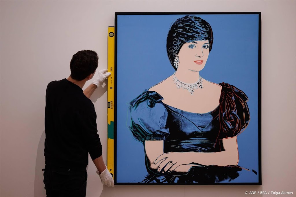 Portret prinses Diana van Andy Warhol voor 2,4 miljoen geveild