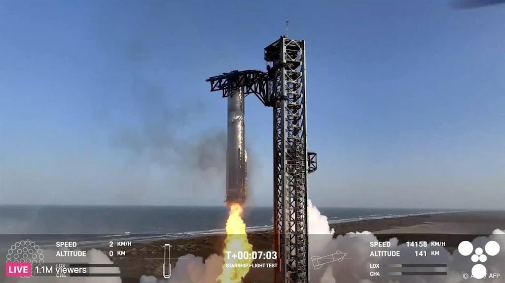 SpaceX verliest voor tweede keer controle over Starship 