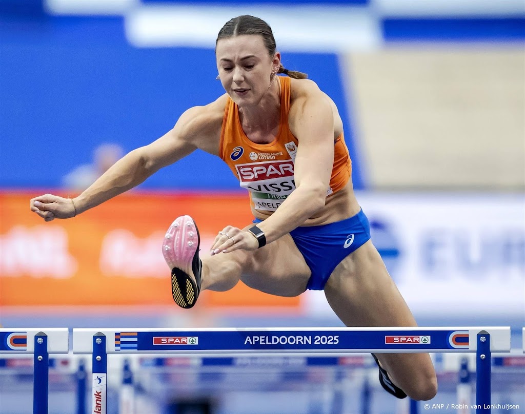 Visser gaat op voor derde Europese titel 60 meter horden 