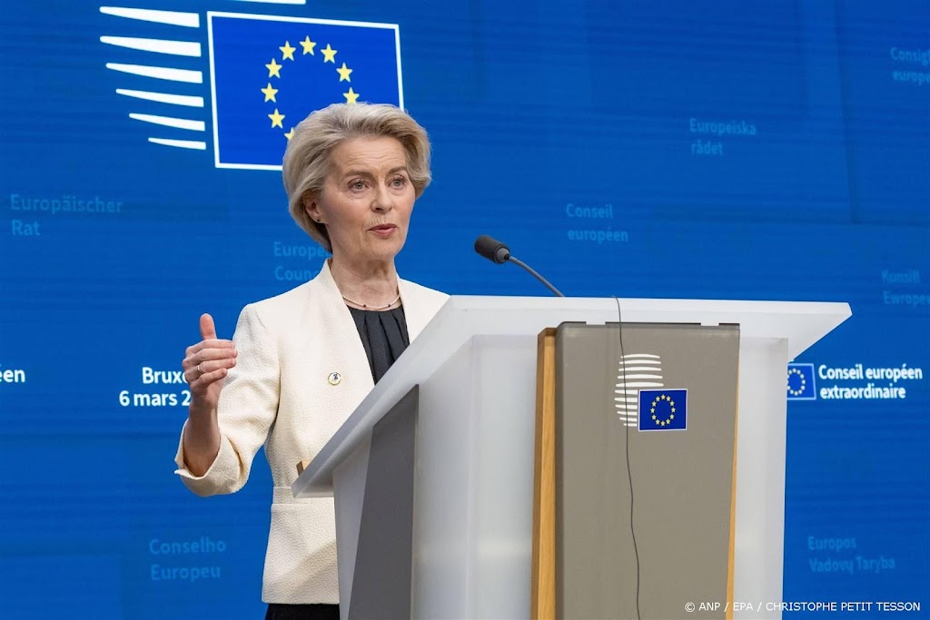 Von der Leyen heeft Rutte gesproken over uitkomst EU-top