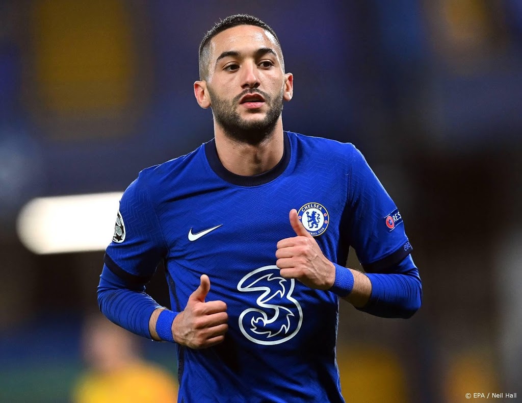 Chelsea start zonder Ziyech aan uitduel met Porto in CL