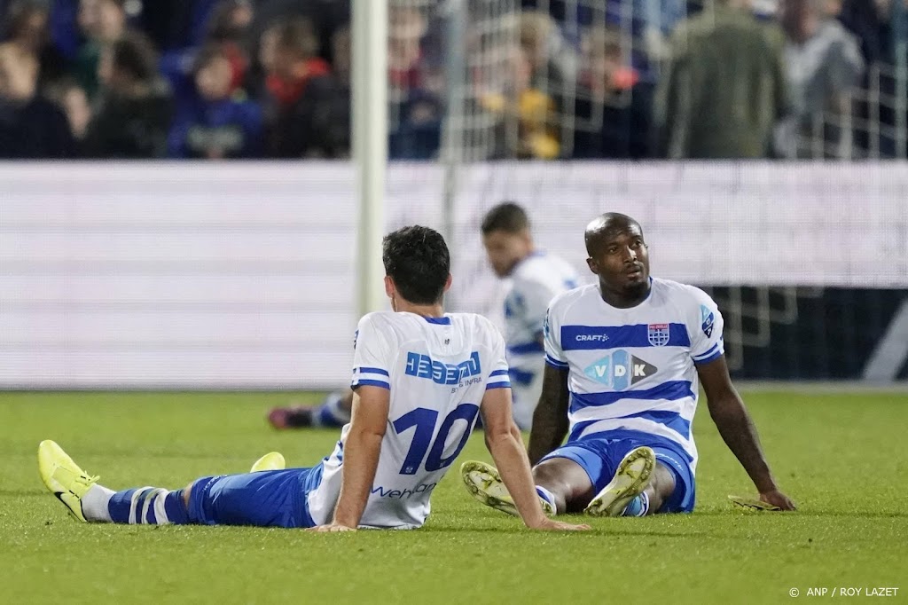 Meer degradatiezorgen PEC Zwolle na gelijkspel tegen FC Utrecht