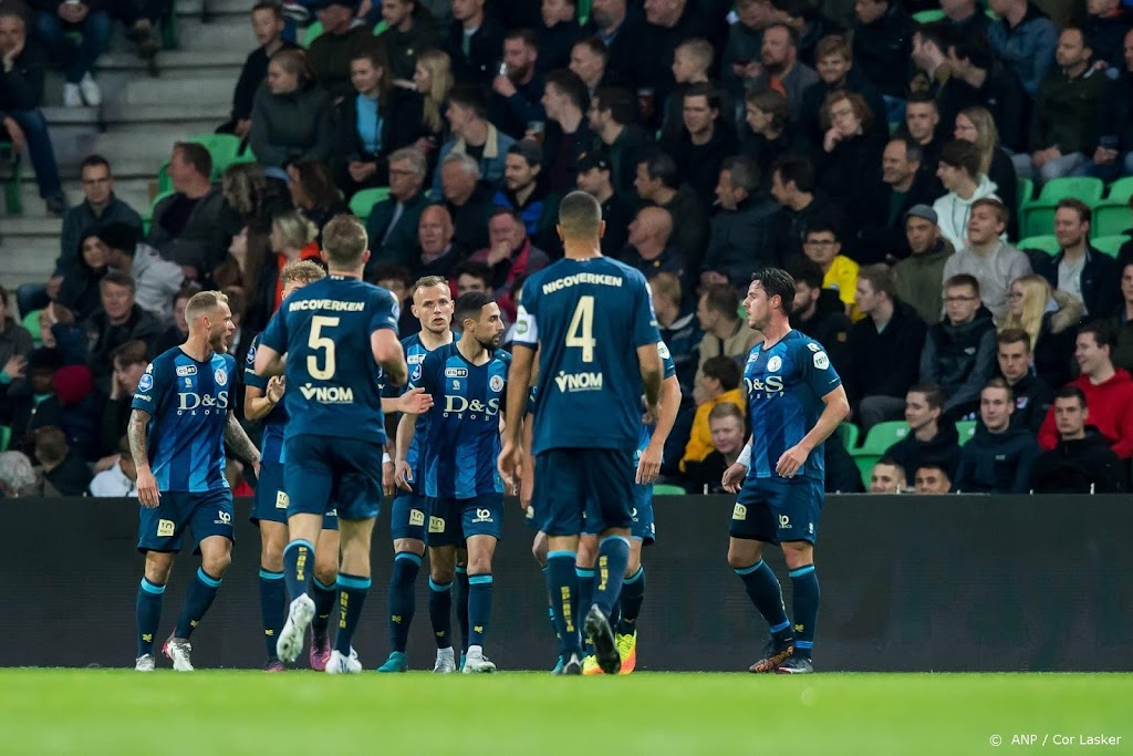 Sparta wint bij FC Groningen en is nu de nummer 16 van Eredivisie