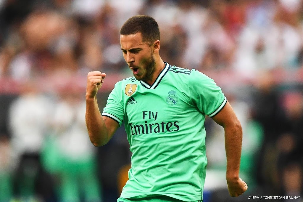Real Madrid speelt eerste oefenwedstrijd met Hazard erbij