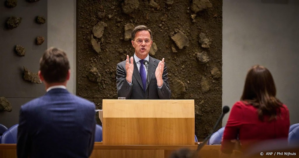 Groot deel oppositie zegt vertrouwen op in Rutte na Groningendebat