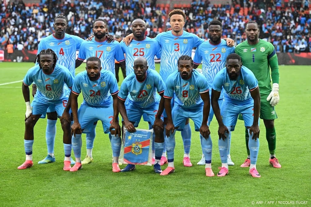 Voetballers Congo wijken voor oefenduel uit naar Frankrijk