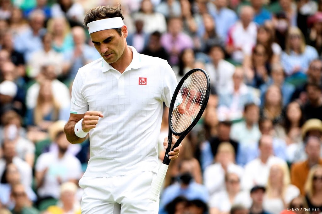 Federer uitgeschakeld in de kwartfinales op Wimbledon