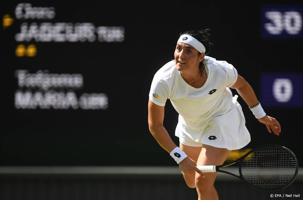 Tunesische tennisster Jabeur eerste finaliste op Wimbledon