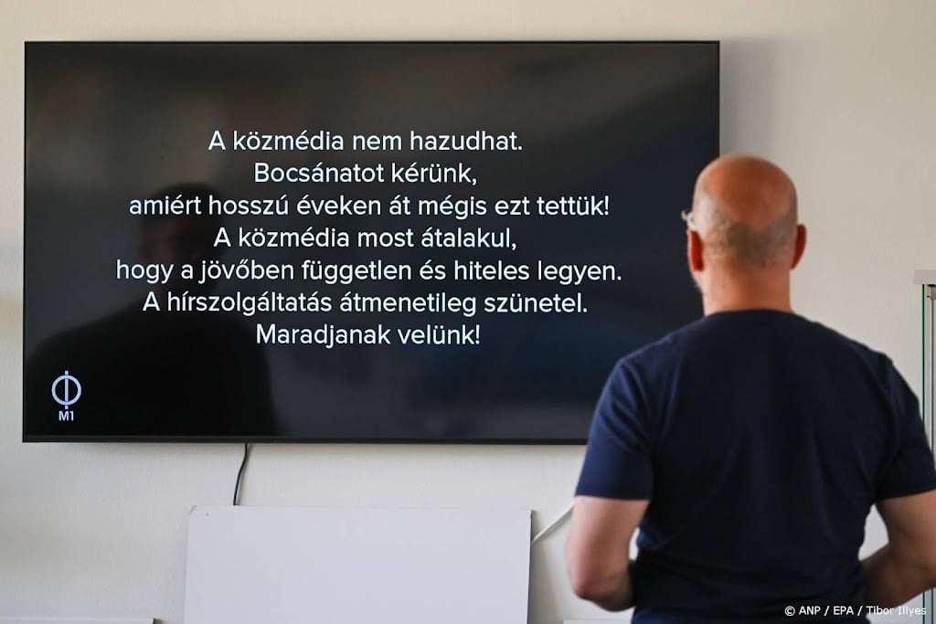 Hongaarse publieke omroepen tijdelijk gestopt met uitzenden