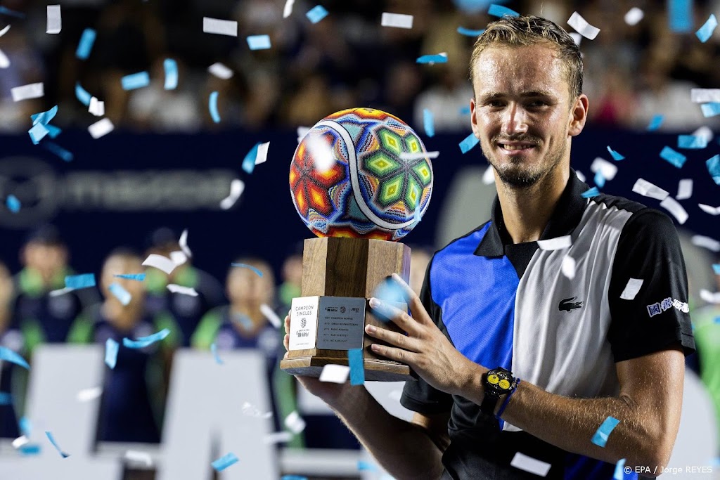 Tennisser Medvedev wint in Los Cabos eerste titel van 2022