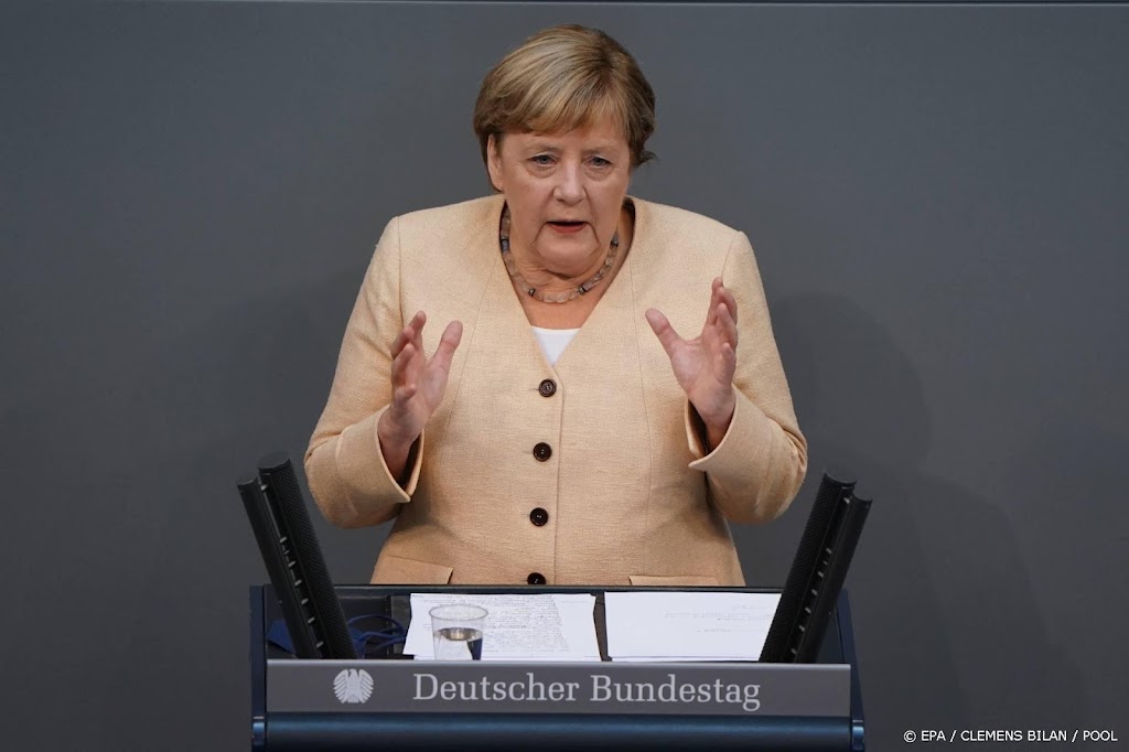 Merkel promoot eigen partij in mogelijk laatste speech Bondsdag