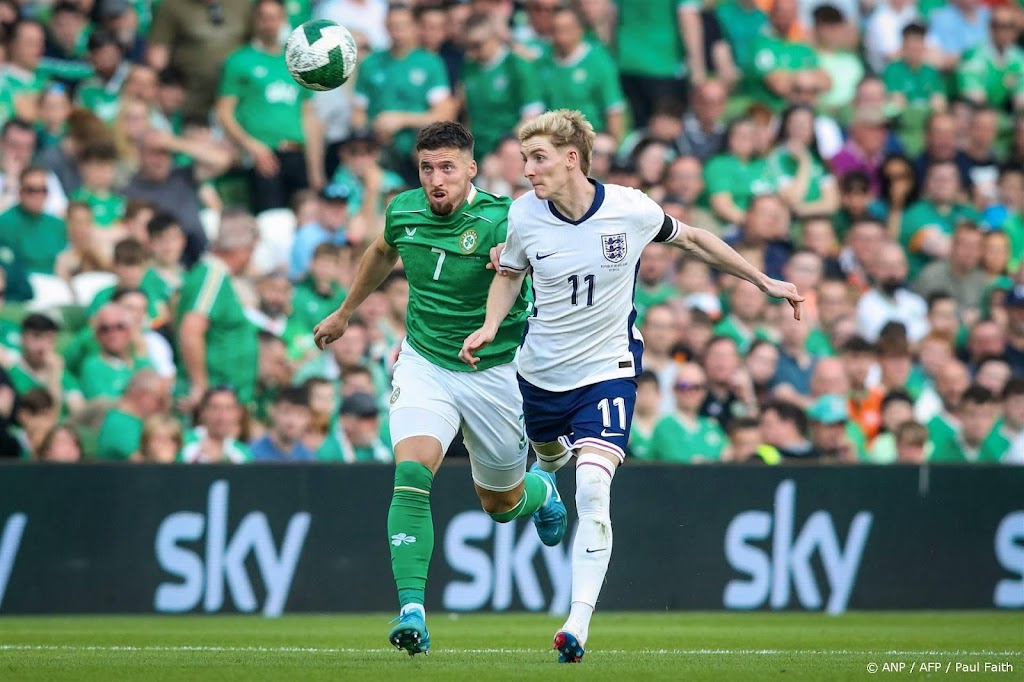 Engeland klopt Ierland in eerste duel na EK voetbal