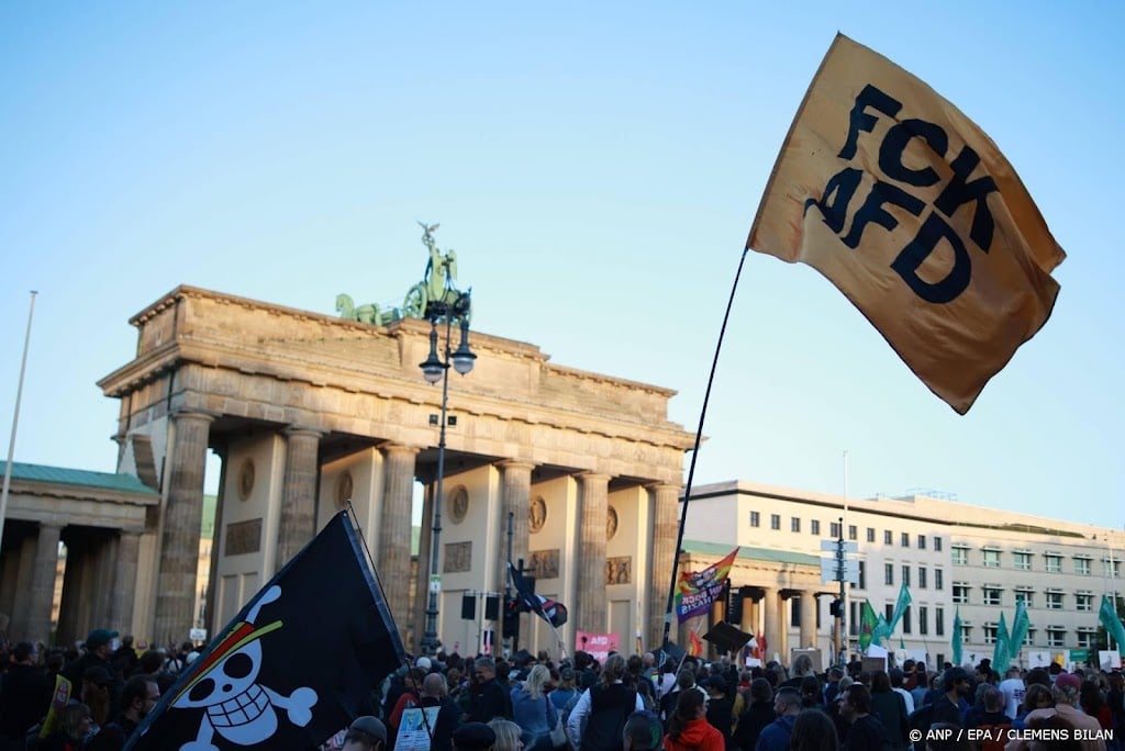 Duizenden betogen in Berlijn tegen AfD