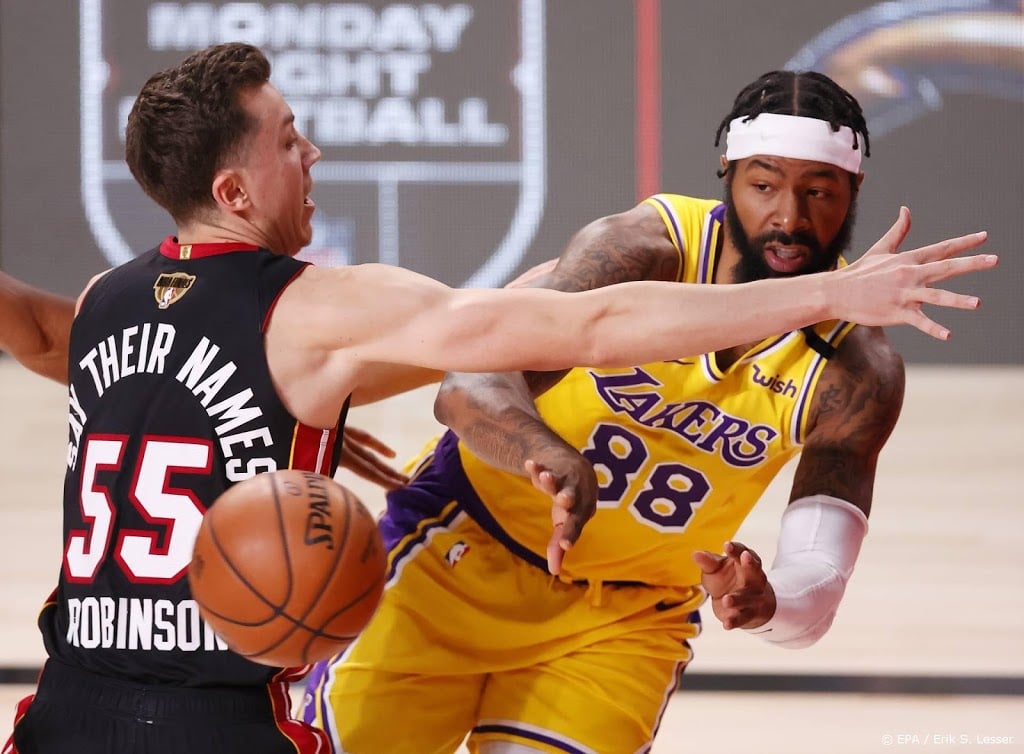 Los Angeles Lakers één zege verwijderd van NBA-titel