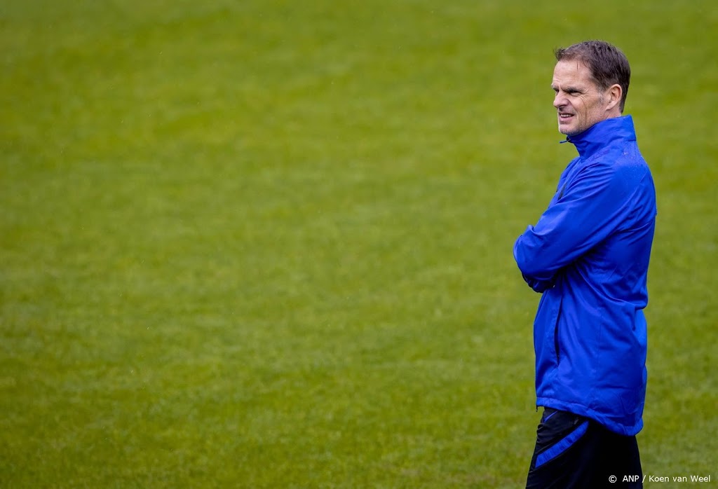 Bondscoach De Boer: belangrijkste is om iedereen fris te houden