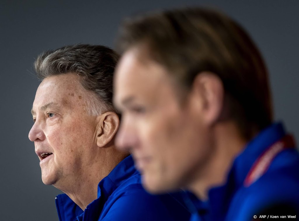 Bondscoach Van Gaal: blij dat ik getraind heb op 'Plan B'