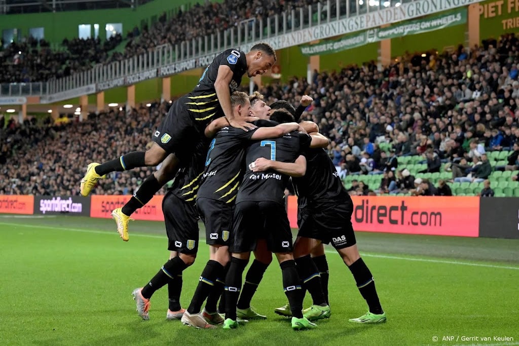 FC Groningen verliest met tien spelers van RKC Waalwijk