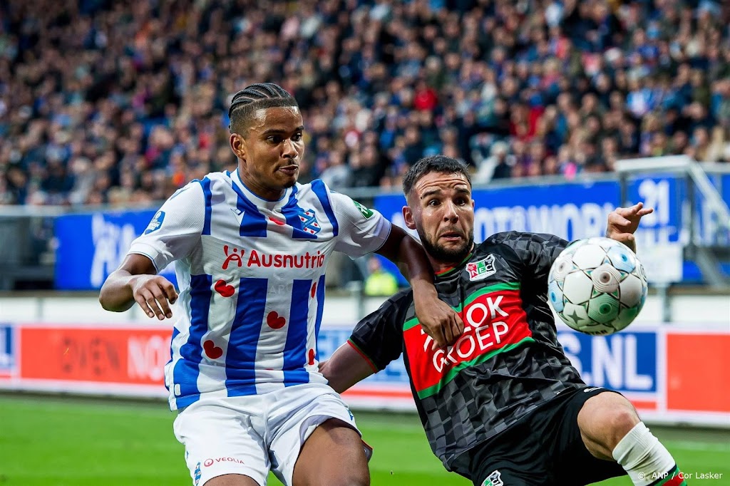 Sc Heerenveen pakt na vijf nederlagen op rij punt tegen NEC