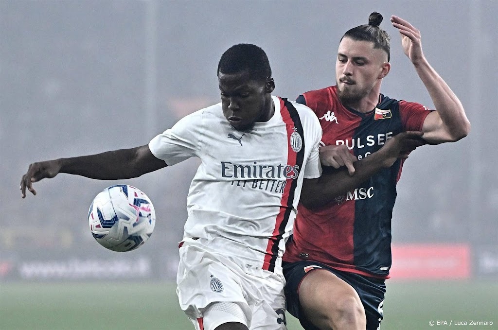 AC Milan neemt koppositie over na bizarre slotfase bij Genoa