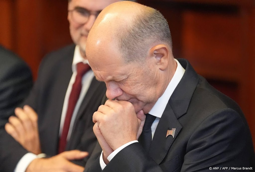 Scholz betuigt solidariteit met Israël, jaar na Hamas-aanval 