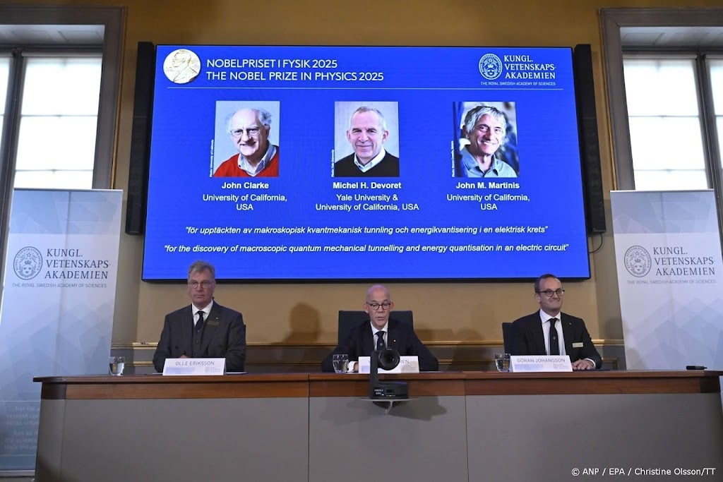 Onderzoekers kwantummechanica krijgen Nobelprijs natuurkunde