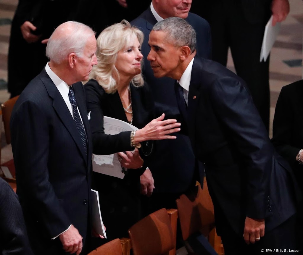 Obama roept Amerikanen op achter Biden te gaan staan