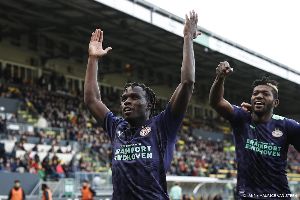 PSV wint na twee nederlagen in uitduels wel ruim bij Fortuna