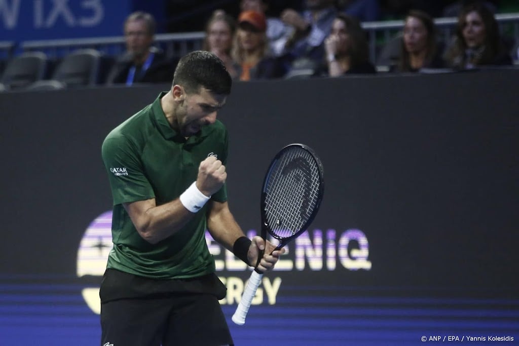 Djokovic naar finale van tennistoernooi in Athene