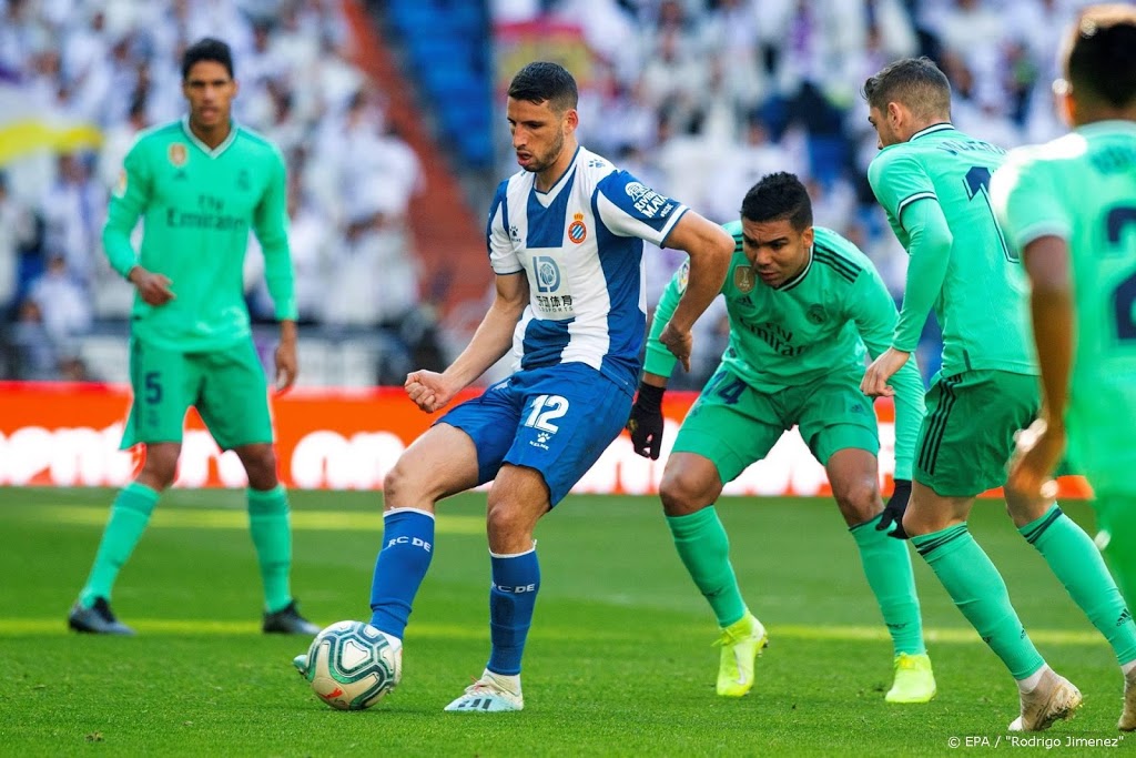 Moeizame zege Real Madrid op Espanyol