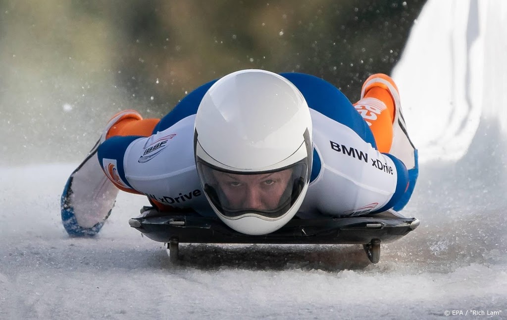 Skeletonster Bos positief ondanks 17e plaats