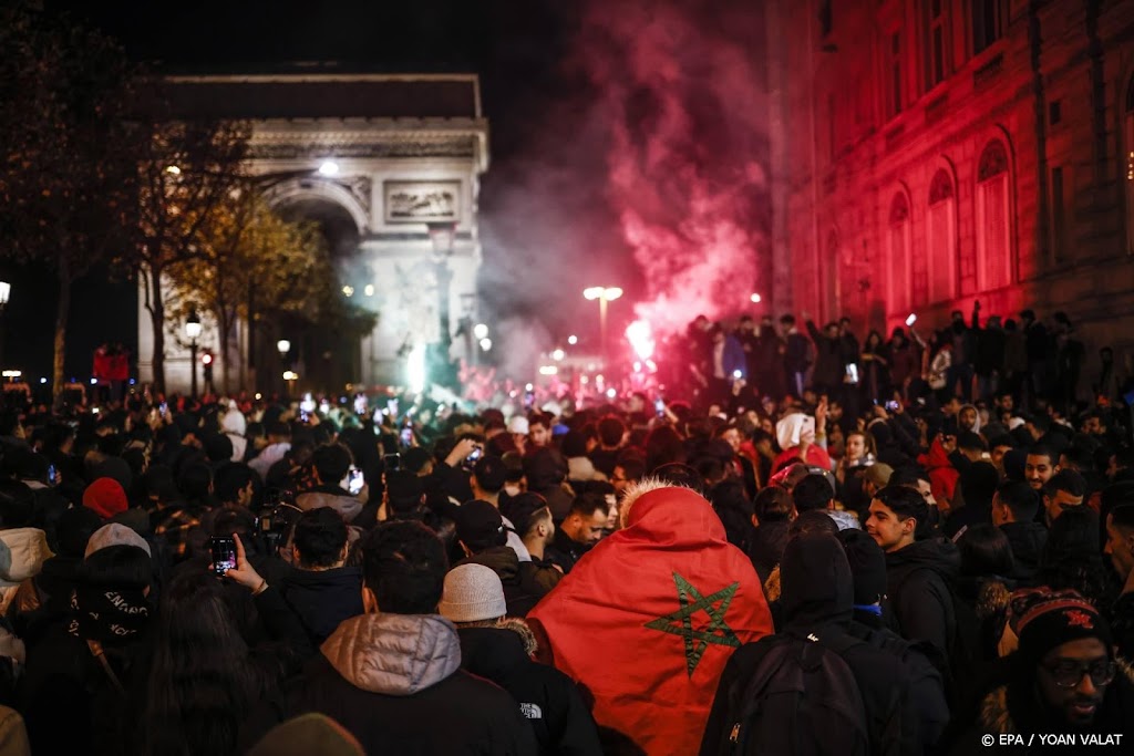 Ook in België en Frankrijk rellen na WK-triomf Marokko