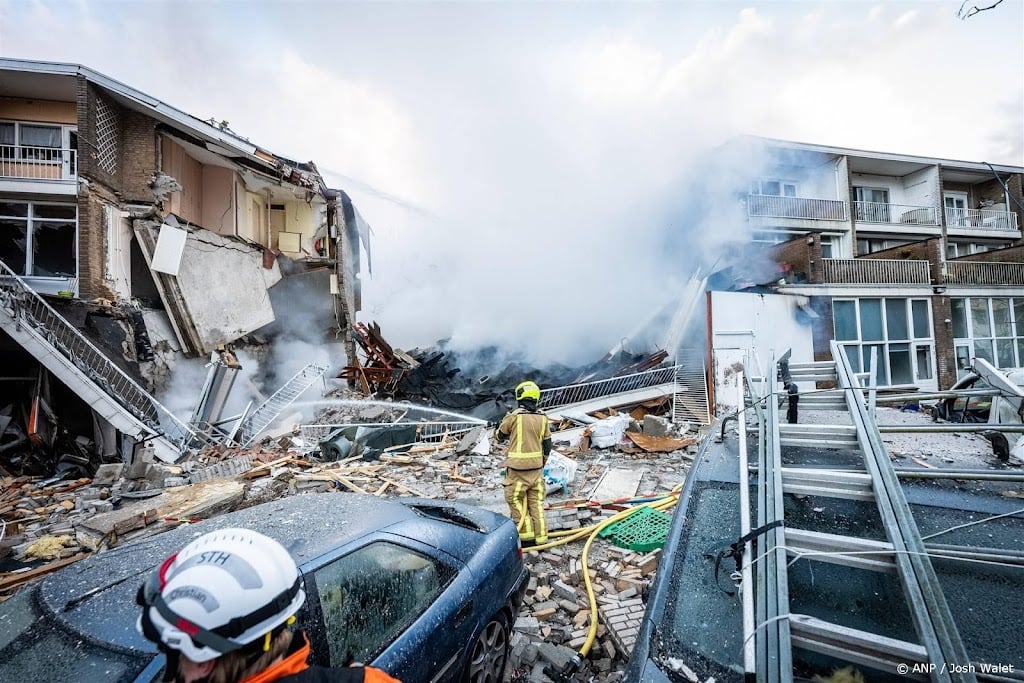 Vijf dubbele bovenwoningen getroffen door explosie Den Haag