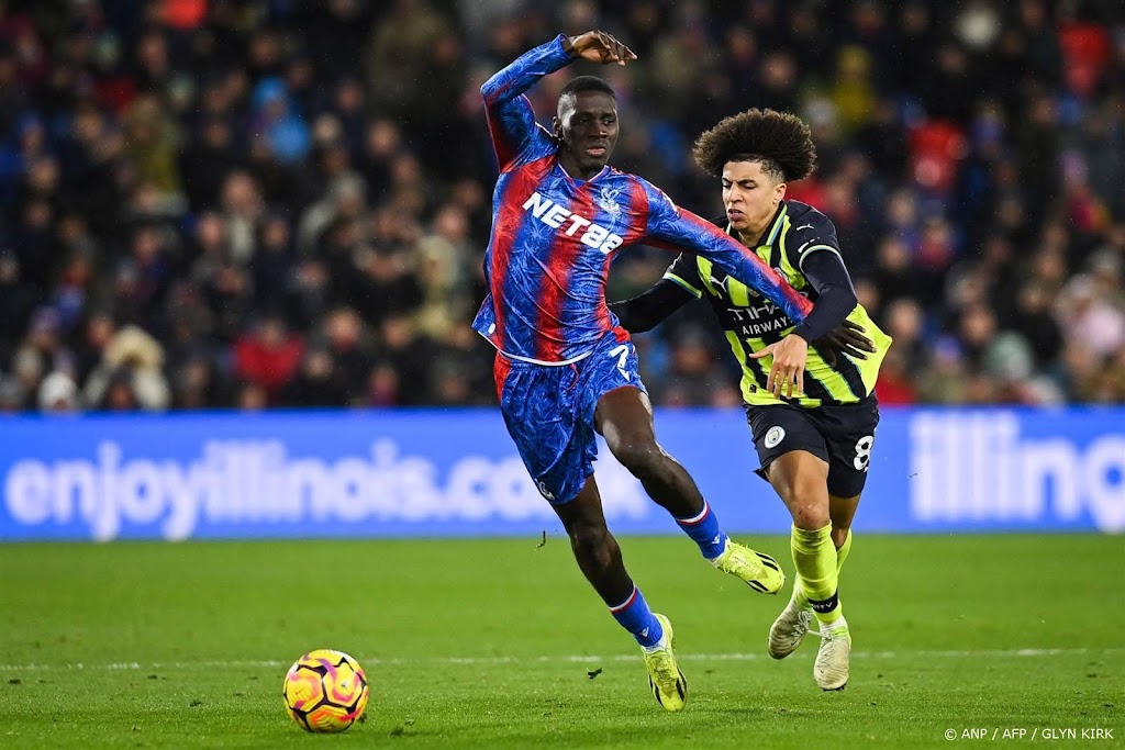Manchester City lijdt bij Crystal Palace opnieuw puntenverlies