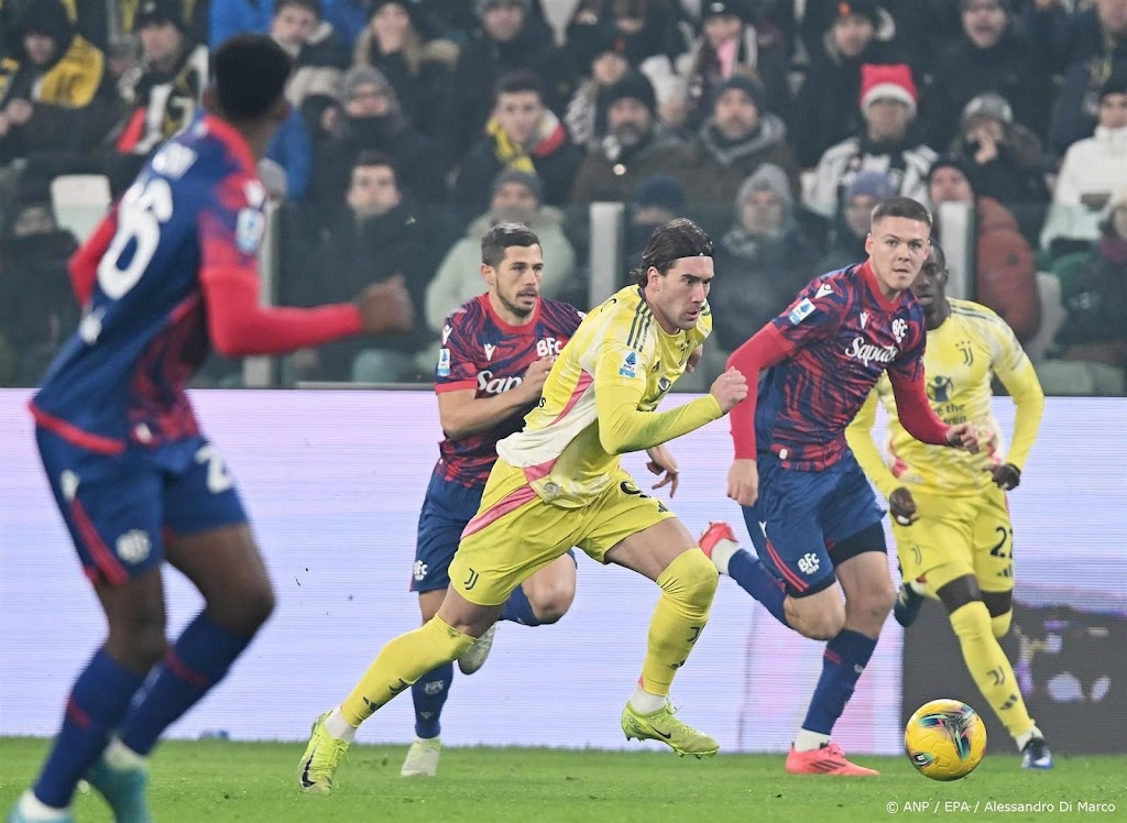 Juventus pakt in extra tijd punt tegen Bologna, Koopmeiners scoort