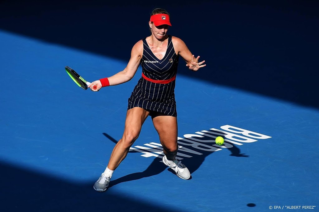 Tennisster Bertens naar laatste vier dubbelspel in Brisbane