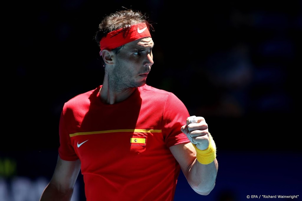 Tennisser Nadal met Spanje naar laatste acht ATP Cup