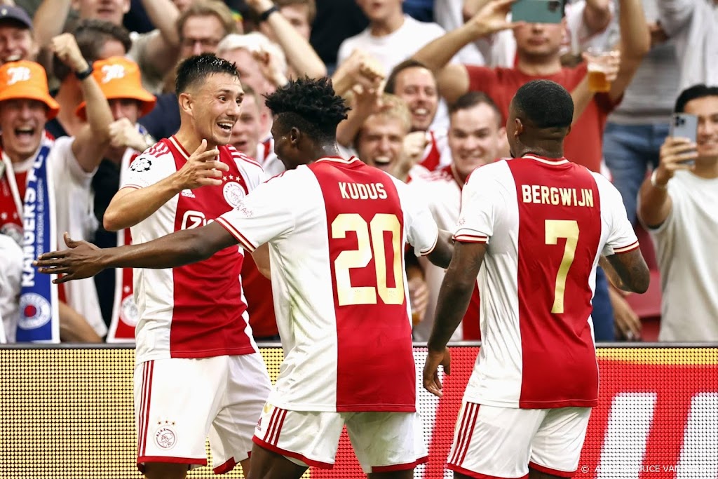 Ajax mist zieke Berghuis, Kudus en Bergwijn tegen NEC